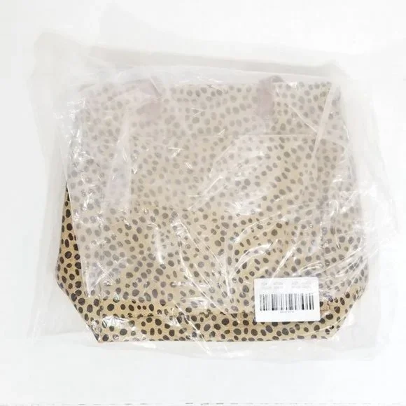 Madewell Medium Transport Tote Printed Calf Hair Edition Bag New with Tags - Picture 10 of 10